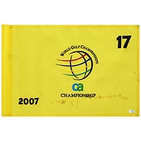 PGA TOUR Event-Used #17 Yellow Pin Flag from The CA Championship on March 22nd to 25th 2007
