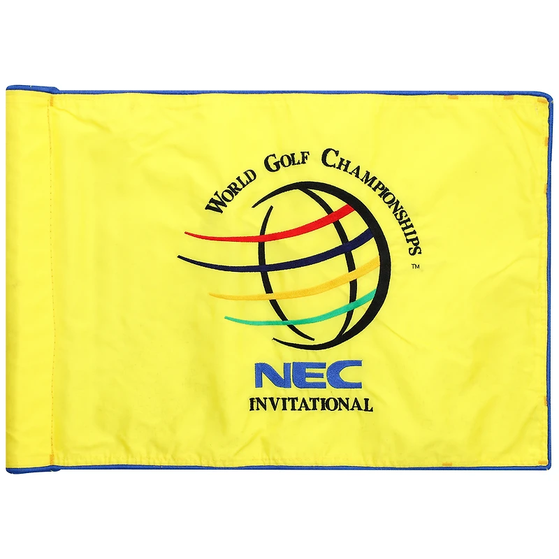 PGA TOUR Event-Used #17 Yellow Pin Flag from The NEC Invitational on August 23rd to 26th 2001