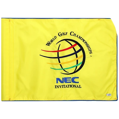 PGA TOUR Event-Used #3 Yellow Pin Flag from The NEC Invitational on August 23rd to 26th 2001