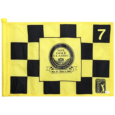 PGA TOUR Event-Used #7 Checkered Pin Flag from The NFL Golf Classic on May 27th to June 2nd 2002