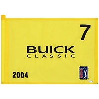 PGA TOUR Event-Used #7 Yellow Pin Flag from The Buick Classic on June 10th to 13th 2004