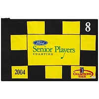 PGA TOUR Event-Used #8 Yellow/Black Pin Flag from the SENIOR PLAYERS Championship on July 8-11 2004