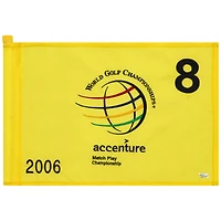 PGA TOUR Event-Used #8 Yellow Pin Flag from The Accenture Match Play Championship on February 23rd to 26th 2006