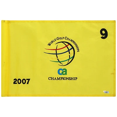 PGA TOUR Event-Used #9 Yellow Pin Flag from The CA Championship on March 22nd to 25th 2007
