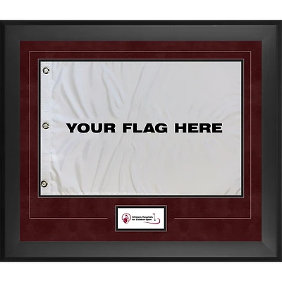 Cadre avec drapeau à pin 23" x 27" des hôpitaux Shriners pour enfants ouverts