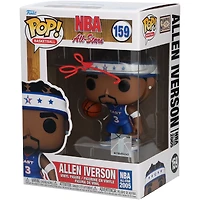Figurine Funko POP! autographiée d'Allen Iverson, Philadelphia 76ers, NBA All-Star Game 2005, n° 159
