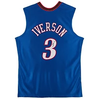 Allen Iverson Philadelphia 76ers Autographed Mitchell & Ness Blue 2000-01 Authentic Jersey