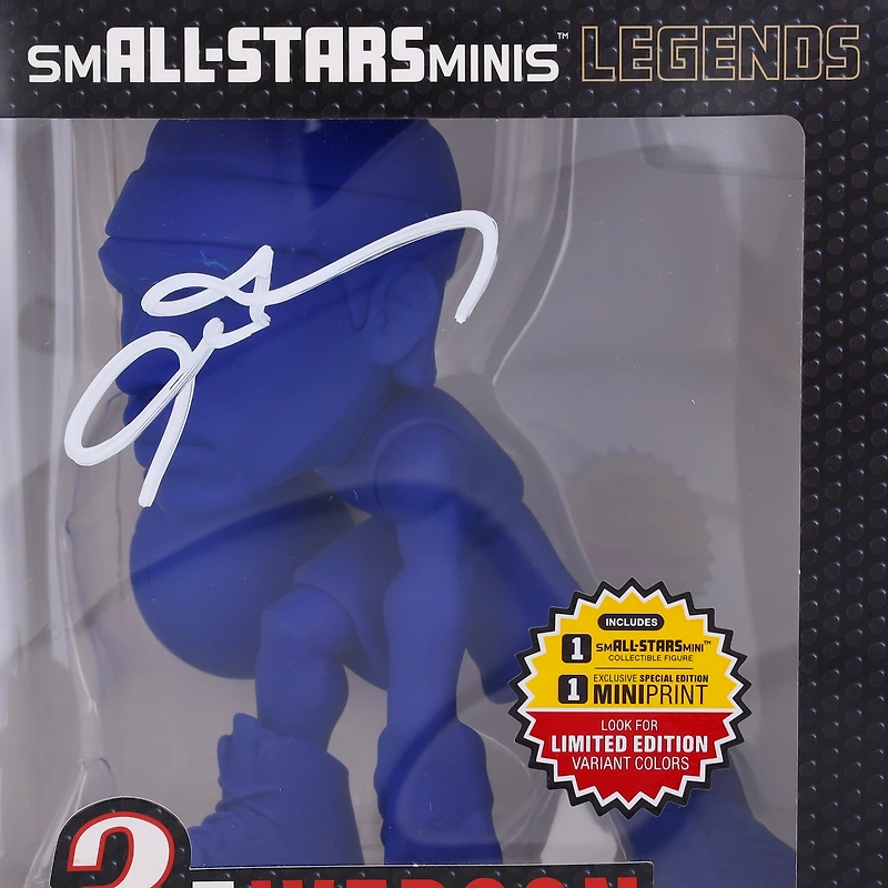 Allen Iverson Philadelphia 76ers Autographed smALL-STARS Royal Chase Variant 6" Figurine
