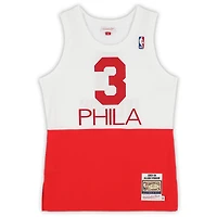 Allen Iverson Philadelphia 76ers Autographed White/Red Mitchell & Ness 2003-04 Authentic Jersey with "HOF 2K16" Inscription