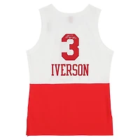 Allen Iverson Philadelphia 76ers Autographed White/Red Mitchell & Ness 2003-04 Authentic Jersey with "HOF 2K16" Inscription