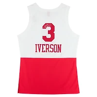 Allen Iverson Philadelphia 76ers Autographed White/Red Mitchell & Ness 2003-04 Authentic Jersey with "The Answer" Inscription
