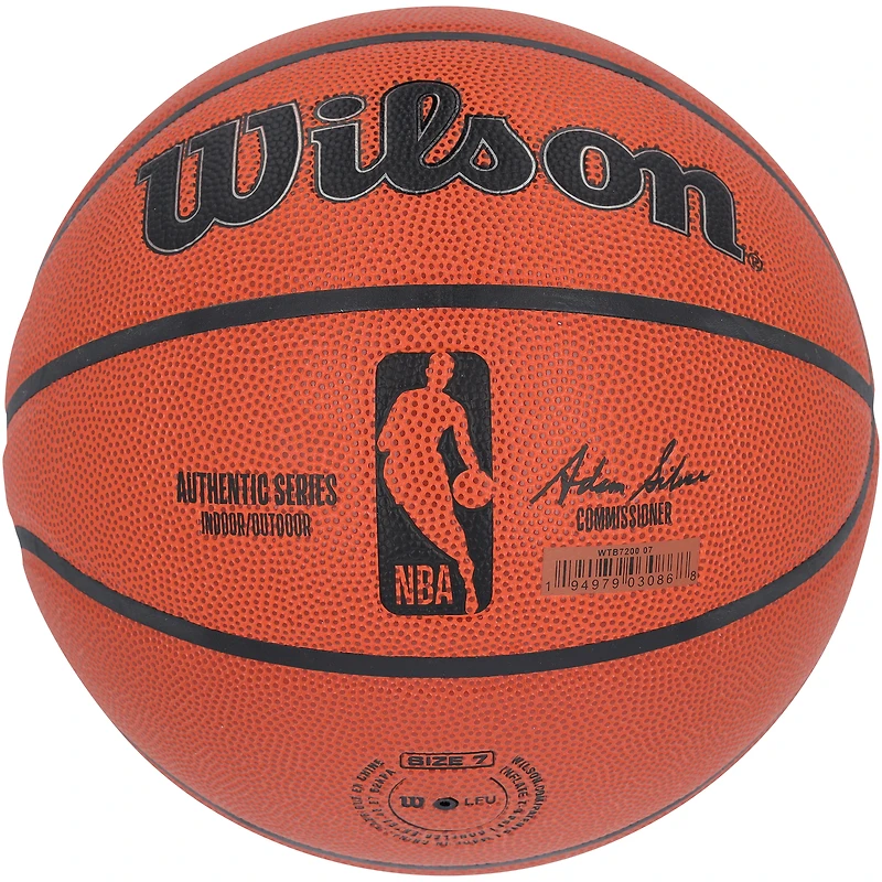 Allen Iverson Philadelphia 76ers Autographed Wilson Authentic Series I/O Basketball with "The Answer" Inscription