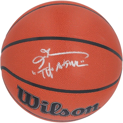 Allen Iverson Philadelphia 76ers Autographed Wilson Authentic Series I/O Basketball with "The Answer" Inscription