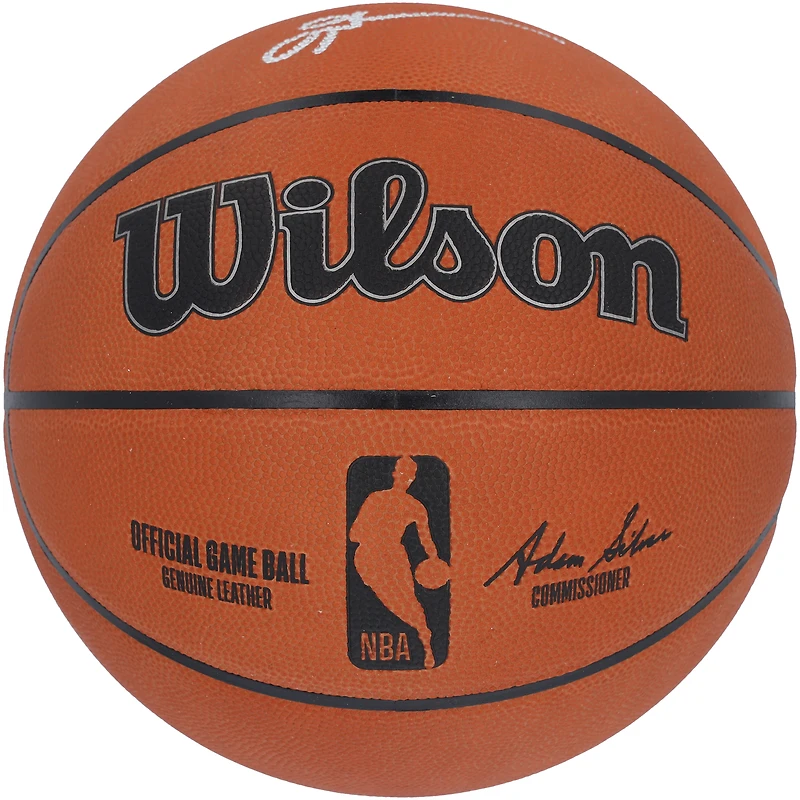 Allen Iverson Philadelphia 76ers Autographed Wilson Official Game Basketball