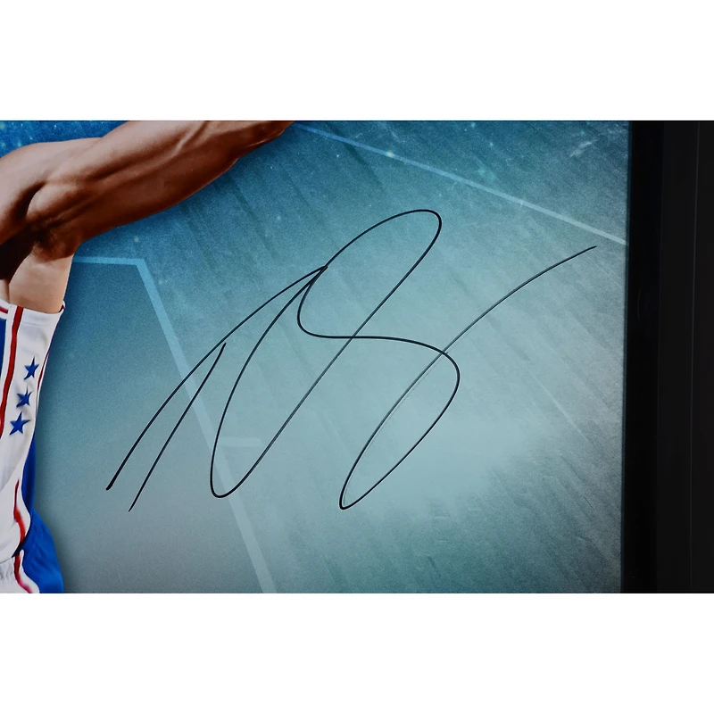 Ben Simmons Philadelphia 76ers Framed Autographed 52" x 40" Breaking Through Photograph - Limited Edition of 125 - Upper Deck