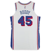 David Roddy Philadelphia 76ers Player-Issued #45 White Nike Jersey from the 2024-25 NBA Season - Size 50+4