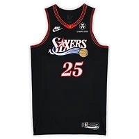 Dominick Barlow Philadelphia 76ers Game-Used #25 Black Hardwood Classic Jersey vs. Milwaukee Bucks on April 12, 2026 - Size 48+4