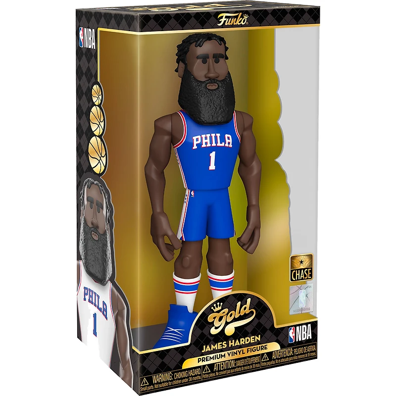Funko James Harden Philadelphia 76ers GOLD Premium Vinyl Figure Mystery Box