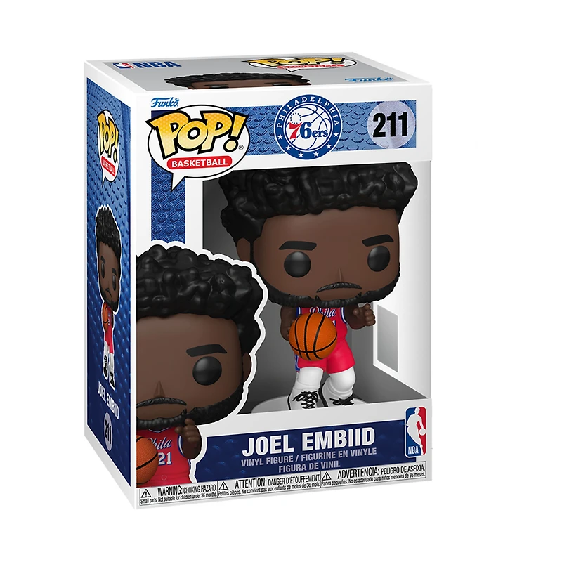 Figurine en vinyle Funko Pop! Joel Embiid des Philadelphia 76ers n° 211
