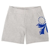 Ensemble body, t-shirt à capuche et short pour bébé, royal/rouge/gris, Philadelphia 76ers Bank Shot