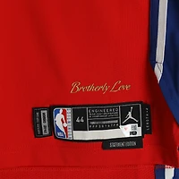 Jeff Dowtin Jr. Philadelphia 76ers Player-Issued #11 Red Jordan Brand Jersey from the 2024-25 NBA Season - Size 44+4