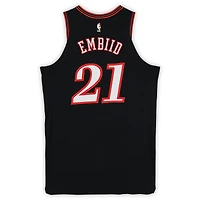 Joel Embiid Philadelphia 76ers Game-Used #21 Black Hardwood Classic Jersey Worn During the Second Half of the Game vs. Boston Celtics on April 26, 2026 - Size 52+6