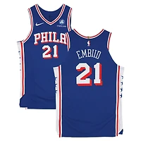Joel Embiid Philadelphia 76ers Game-Used #21 Royal Jersey Worn During the Fourth Quarter of the Game vs. Indiana Pacers on January 19, 2026 - Size 52+4