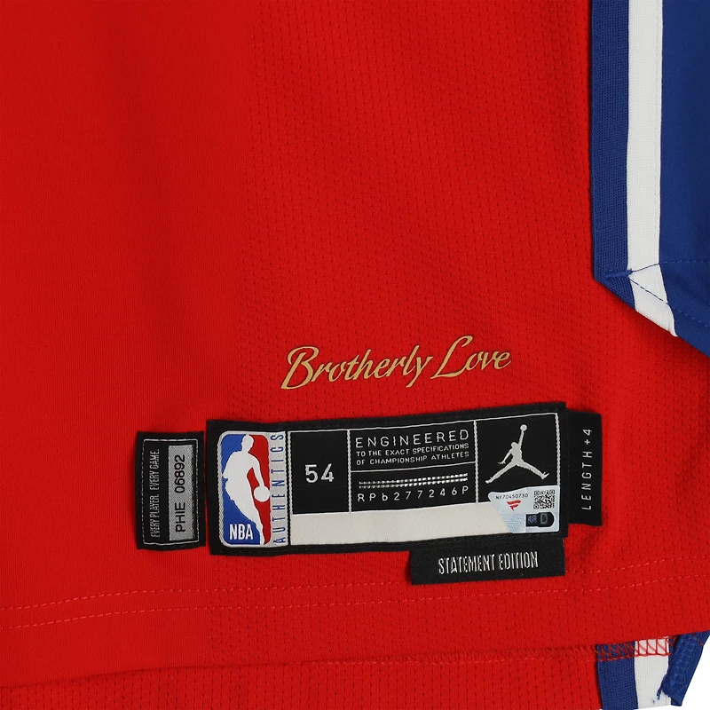 Joel Embiid Philadelphia 76ers Player-Issued #21 Red Nike Jersey from the 2023-24 NBA Season - Size 54+4