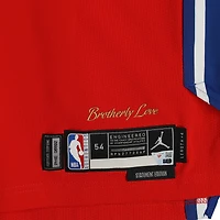 Joel Embiid Philadelphia 76ers Player-Issued #21 Red Nike Jersey from the 2023-24 NBA Season - Size 54+4