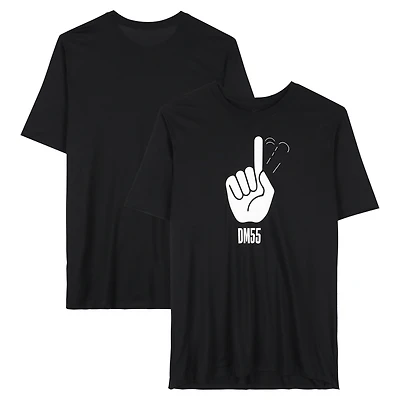 T-shirt Nike noir « DM55 » porté par Joel Embiid, joueur des Philadelphia 76ers, saison NBA 2024-25 - Taille 3XLT