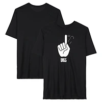 T-shirt Nike noir « DM55 » porté par Joel Embiid, joueur des Philadelphia 76ers, saison NBA 2024-25 - Taille 3XLT