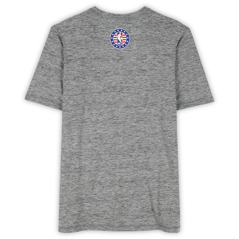 Joel Embiid Philadelphia 76ers Player-Worn Gray "Hoops For Troops" T-Shirt from the 2025-26 NBA Season - Size XLT