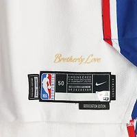 Maillot Nike blanc n° 22 porté par Johni Broome des Philadelphia 76ers lors de la saison NBA 2025-2026 - Taille 50+4
