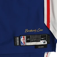 Judah Mintz Philadelphia 76ers Player-Issued #33 Royal Nike Jersey from the 2024-25 NBA Season - Size 46+4