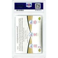 Julius Erving, Darryl Dawkins & Bobby Jones Philadelphia 76ers Autographed 2006 Upper Deck Trilogy Generations Past Triple Auto #PTS-EJD #2/3 PSA Authenticated 8 Card