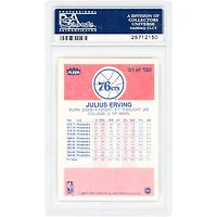 Julius Erving Philadelphia 76ers 1986-87 Fleer #31 PSA Authenticated 9 Card