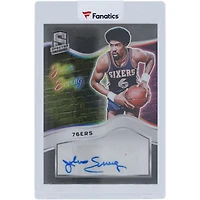 Julius Erving Philadelphia 76ers Autographed 2023-24 Panini Spectra Colorgraphs #CG-JEV #/49 Card