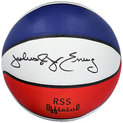 Julius Erving Philadelphia 76ers Autographié par Lana Sports American Basketball Association Basketball