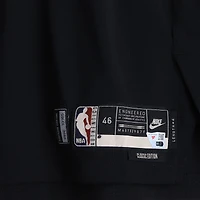 Maillot Hardwood Classic noir porté par Justin Edwards (Philadelphia 76ers) lors du match contre les Indiana Pacers le 10 avril 2026 - Numéro 11 - Taille 46+4