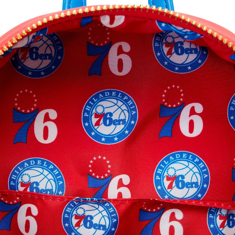 Loungefly Philadelphia 76ers Patches Mini Backpack