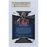 Manute Bol Philadelphia 76ers 2014-15 Panini Select Tie Dye Prizm #243 #5/25 BGS Authenticated 9.5 Card - 9.5,9.5,10,9.5 Subgrades