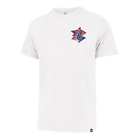 Men's '47  White Philadelphia 76ers City Edition Backboard T-Shirt