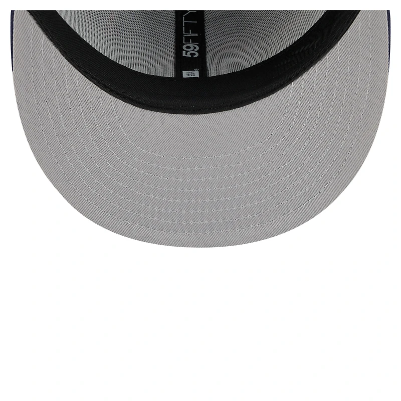 Casquette ajustée 59FIFTY Americana Fireworks des Philadelphia 76ers pour homme New Era bleu marine