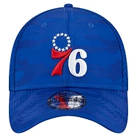 Men's New Era  Royal Philadelphia 76ers Subtle Camo 39THIRTY Flex Hat