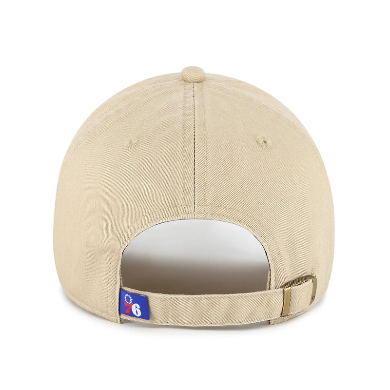 Casquette ajustable kaki '47 Philadelphia 76ers Logo Clean Up pour homme