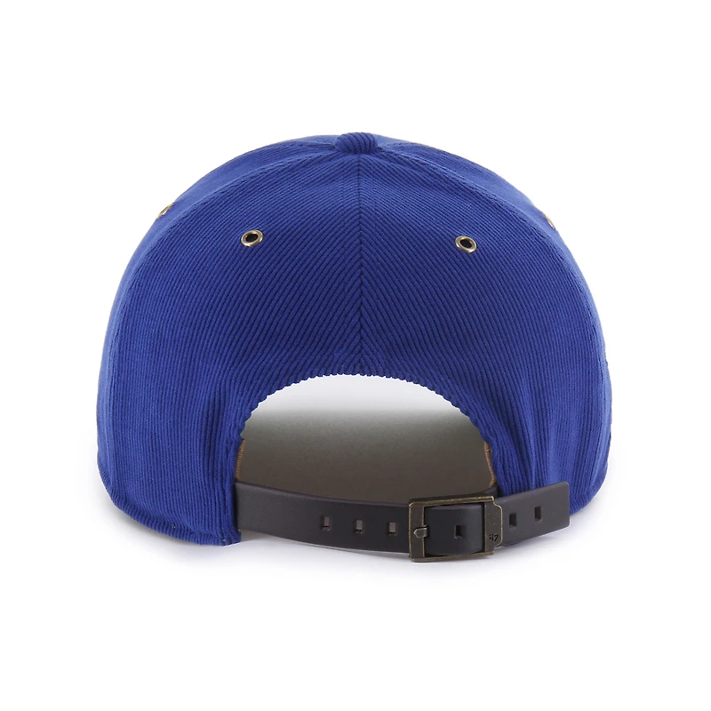 Casquette ajustable en velours côtelé Golden Age des Philadelphia 76ers pour homme, modèle 47 Royal