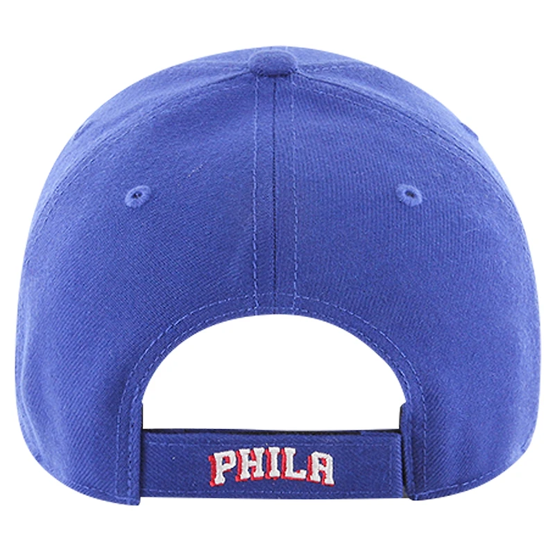 Casquette réglable MVP '47 Royal Philadelphia 76ers pour hommes