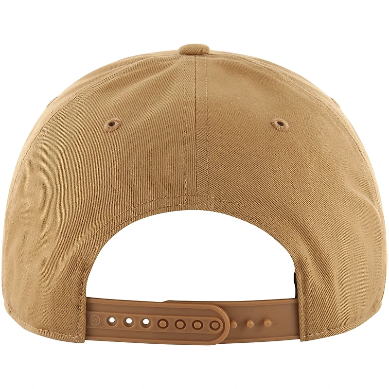 Casquette réglable Barnes Hitch '47 Tan Philadelphia 76ers pour hommes