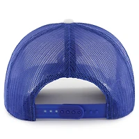 Men's '47 White/Royal Philadelphia 76ers 2024/25 City Edition Trucker Adjustable Hat