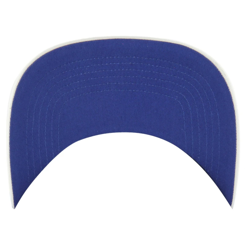 Men's '47 White/Royal Philadelphia 76ers 2024/25 City Edition Trucker Adjustable Hat